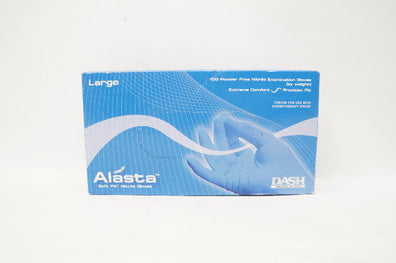 Alasta ALS100L Soft Fit Dash, Nitrile Examination Gloves, Large - Box of 100